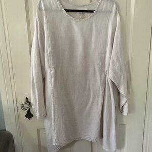 Flax by Jeanne Engelhart Top, 100% Linen